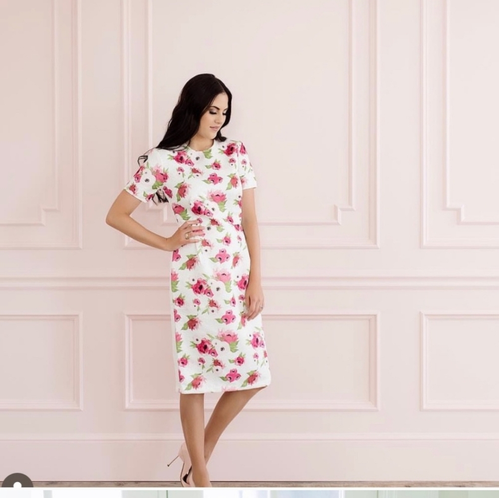 Rachel Parcell Classic Dress in Floral Bloom  S
